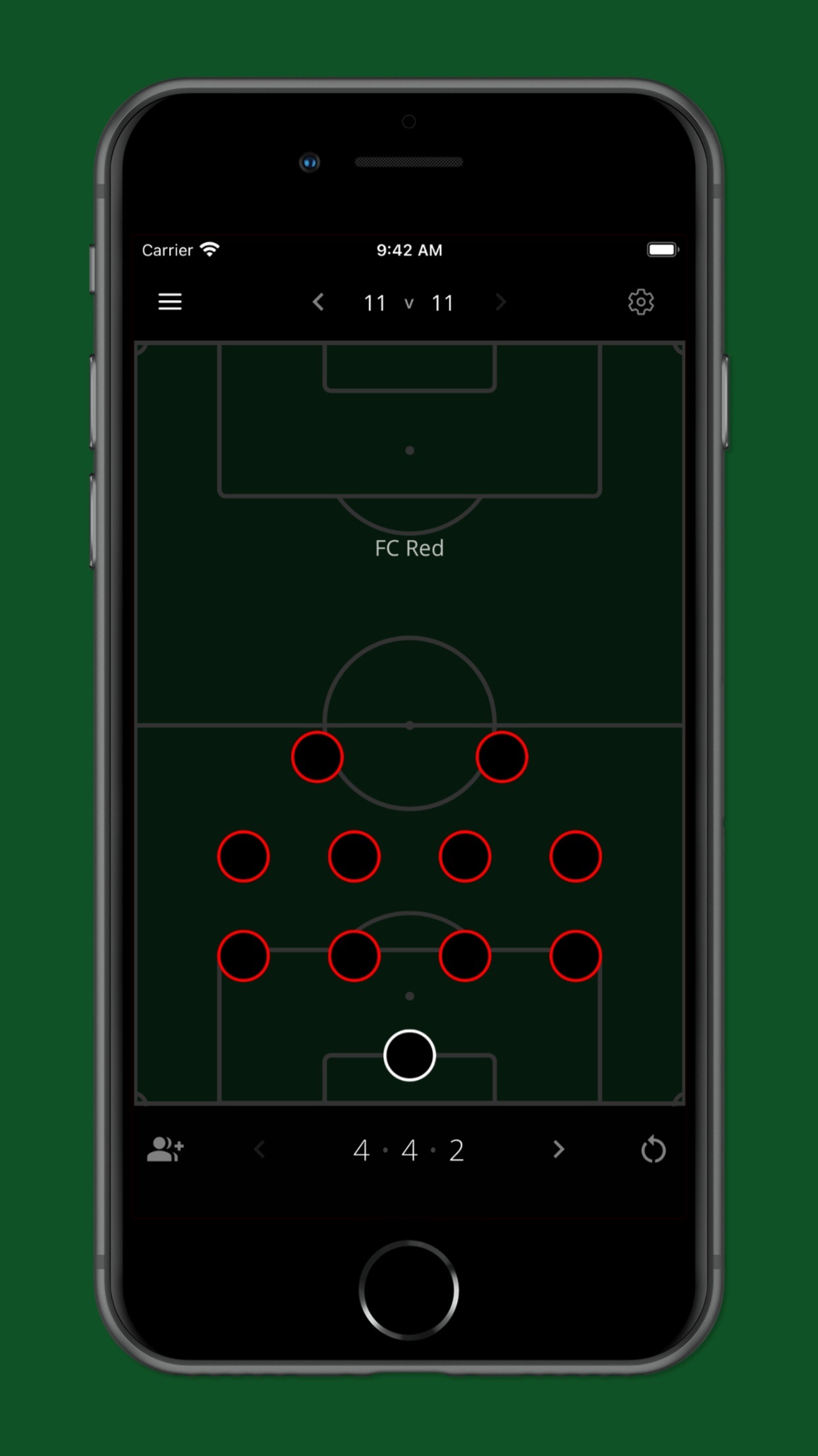 Team formations